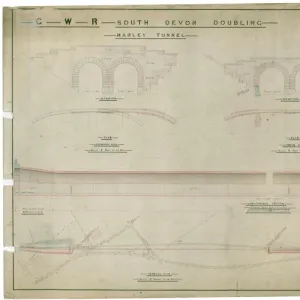 GWR. South Devon Doubling. Marley Tunnel (1890)