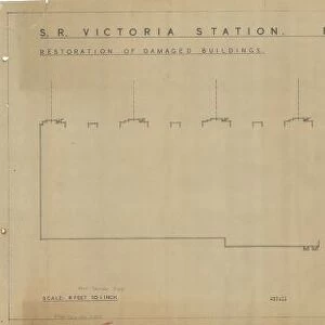 S, R, Victoria Station Eastern Section - Restoration of Damaged Buildings [1946]