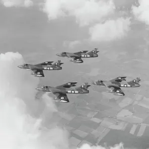 Hawker Hunter Formation Print (A-A Side) Hawker Hunter Formation Print (A-A Side)
