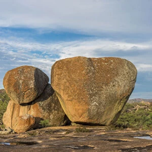 africa, Zimbabwe, Bulawayo. Matobo Hills National Park. granite rock formations