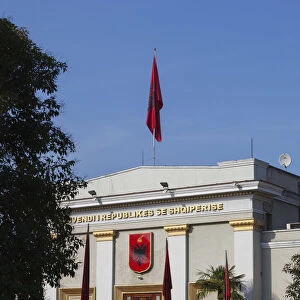 Albania, Tirana, Albanian Parliament Building