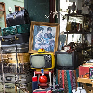 Antiques shop, Balat district, Istanbul, Turkey