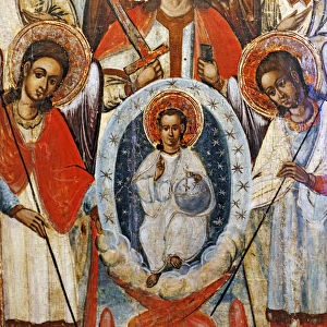 Assembly of the Archangel Michael (17 century), Volyn icon, museum, Lutsk, Volyn oblast