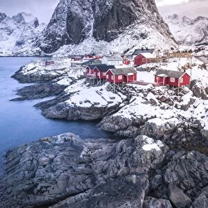 Beautiful and iconic Hamnoy village, Lofoten Islands, Norway