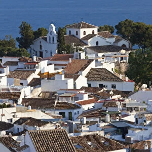 Benalmadena Pueblo a white hill village on the Costa del Sol, Andalucia, Spain