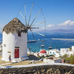 Bonis Windmill, Chora (Mykonos Town), Mykonos, Cyclades Islands, Greece