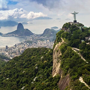 Brazil, Rio de Janeiro, UNESCO World Heritage listed landscape of Rio de Janeiro