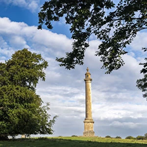 The Burton Pynsent Monument near the village of Curry Rivel, Somerset, England. Autumn (September) 2020