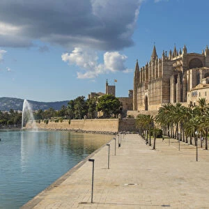 Cathedral La Seu, Palma, Mallorca (Majorca), Balearic Islands, Spain