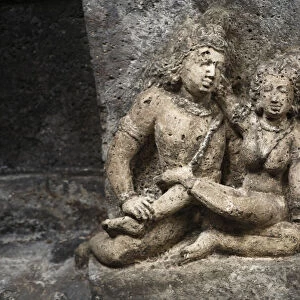 Cave 17, vihara (Buddhist monastery), UNESCO World Heritage site, Ajanta, Maharashtra