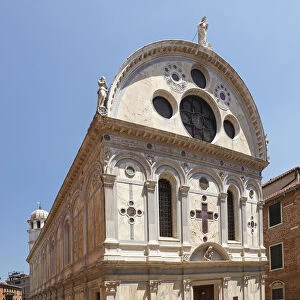 Church Santa Maria dei Miracoli in the Sestiere of Cannaregio, Venice, Veneto, Italy