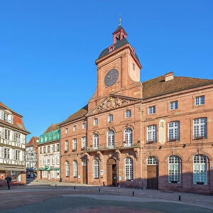 City hall, Wissembourg, Bas-Rhin, Alsace, Alsace-Champagne-Ardenne-Lorraine, Grand Est, France