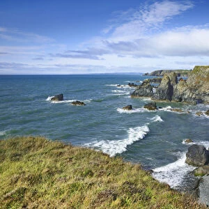 Cliff landscape - Ireland, Waterford, Bunmahon, Knockmahon - Copper Coast