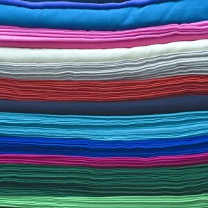 Colourful cloths, Otavalo, Ecuador