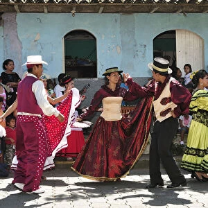 Dancing at the Fiesta, Catarina, Nicaragua, Central America