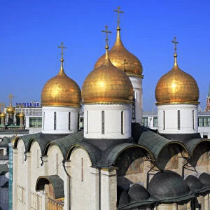 Dormition Cathedral (1479), view from Ivan the Great bell tower, Moscow Kremlin, Moscow