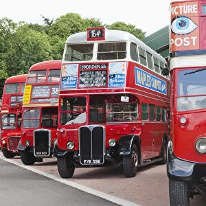 England, Surrey, London, Booklands Museum, London Bus Museum, Vintage Buses