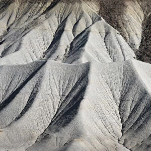 Full frame shot of Caineville badlands formations, Caineville, Utah
