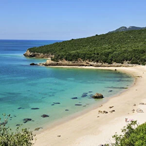 Galapinhos beach in the Arrabida Natural Park, Setubal. Portugal