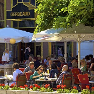 Gerbeaud Restaurant in Vaci Utca, Budapest, Hungary