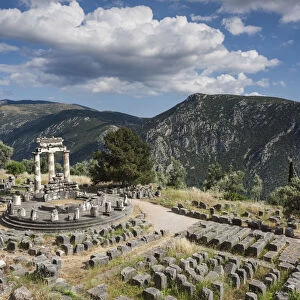 Greece, Central Greece Region, Delphi, Ancient Delphi, Sanctuary of Athena Pronea