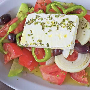 Greek Salad, Crete, Greek Islands, Greece, Europe
