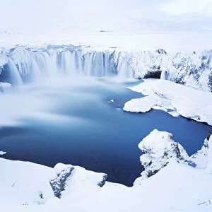 Iceland, North of Iceland, Godafoss waterfalls in northern Iceland