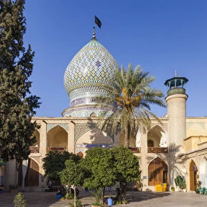 Iran, Central Iran, Shiraz, Imamzadeh-ye Ali Ebn-e Hamze, 19th century tomb of Emir Ali