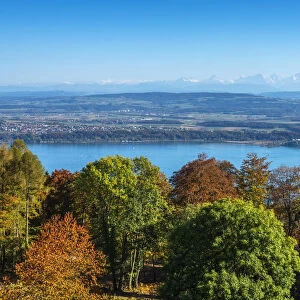 Lake Biel with Bernese Alps, Bern, Switzerland