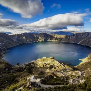 Lake Quilotoa, Cotopaxi Province, Ecuador