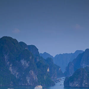 Landscape view over Halong Bay, Vietnam