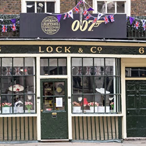 Lock & Co Hatters, the world oldest hat shop established in 1676, St James Street, London, England
