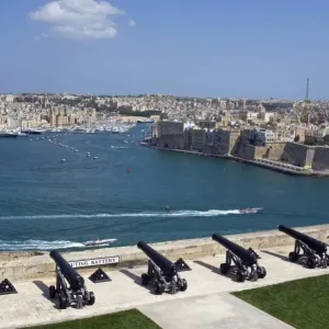 Print of Malta, Valletta: Grand Harbour Defence Print of Malta, Valletta: Grand Harbour Defence