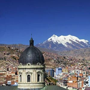 Metropolitan Cathedral, Main Cathedral, Mount Illimani, La Paz, Bolivia