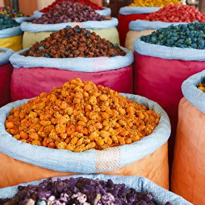 Morocco, Marrakech, Spices and scents of Morocco