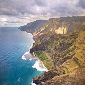 Na Pali coast State Wilderness area, north western side of Kauai island, Hawaii, USA