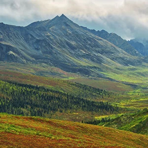 Ogilvie Mountains, part of the Yukon Ranges. Dempster Highway. Tombstone Territorial Park, Yukon, Canada