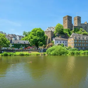 Runkel an der Lahn Castle Print, Hesse, Germany Runkel an der Lahn Castle Print, Hesse, Germany
