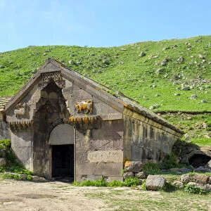 Orbelians Caravanserai, built in 1332, on the Vardenyats Pass (Selim Pass)