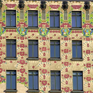 Otto Wagners Art Nouveau Apartments, Vienna, Austria, Central Europe
