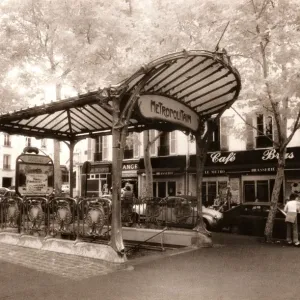Abbesses Metro Print, Paris Abbesses Metro Print, Paris