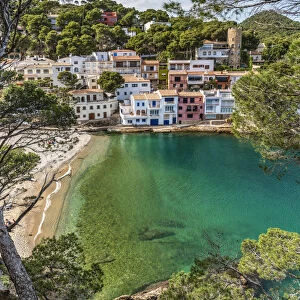 Playa Sa Tuna, Begur, Costa Brava, Catalonia, Spain