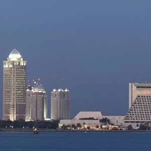Qatar, Doha, West Bay & Sheraton Doha Hotel
