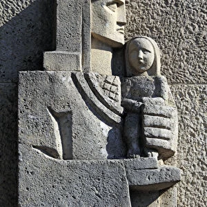 Sculpture near Centennial Hall, Wroclaw, Lower Silesia, Poland