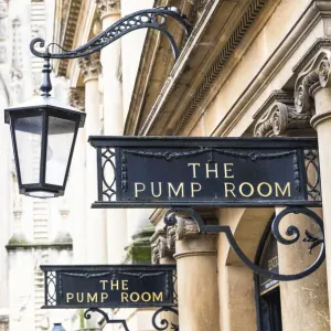 AWL Print of Bath's Pump Room Restaurant Signage AWL Print of Bath's Pump Room Restaurant Signage