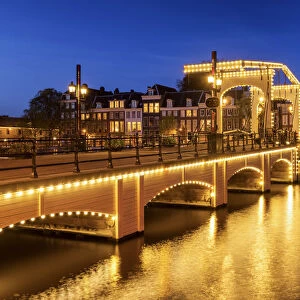 Skinny Bridge (Magere Brug), Amsterdam, Holland, Netherlands