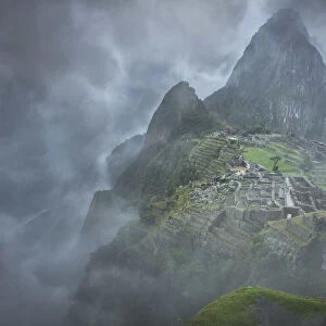 South America, Peru, Urubamba Province, Machu Picchu, UNESCO World Heritage site