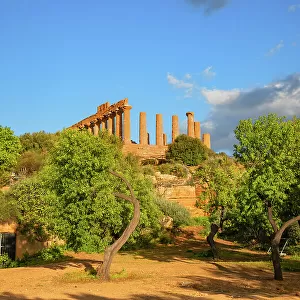 Temple of Juno, Valley of Temples, Agrigento, Sicily, Italy