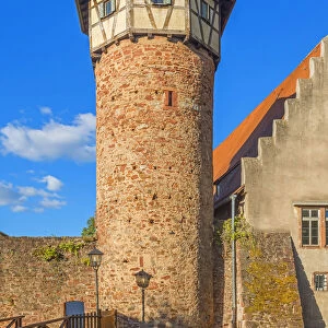 Thieves tower, historical prison, Michelstadt castle, Michelstadt, Odenwald, Hesse