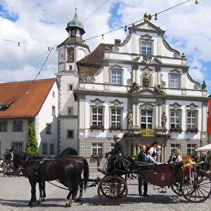 Town Hall of Wangen, Allgaeu, Bavaria, Germany